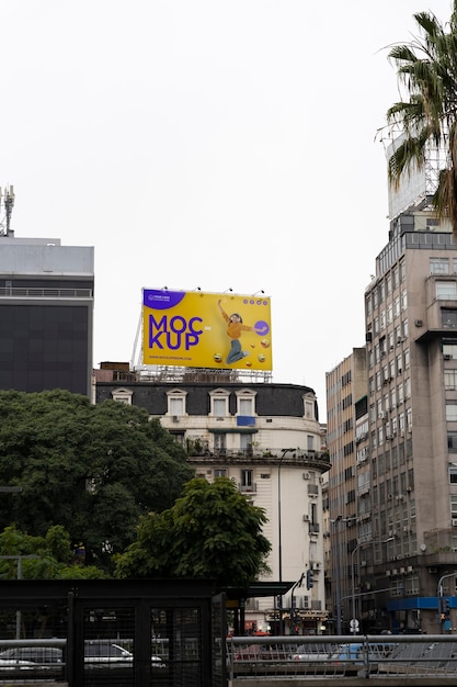 PSD makieta projektu miejskich billboardów ulicznych