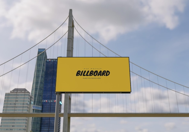 Makieta Prostokątnego Billboardu Psd