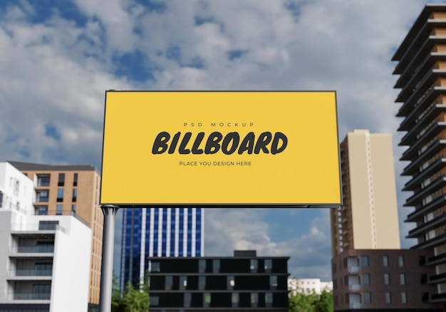 Makieta Prostokątnego Billboardu Psd