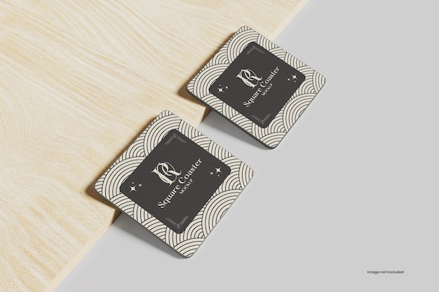 Makieta Psd Square Coaster