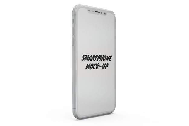Makieta Smartphone na białym tle