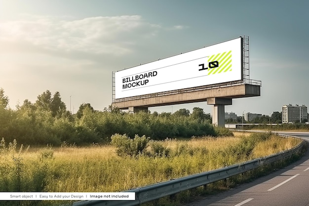 PSD makieta szerokiego billboardu