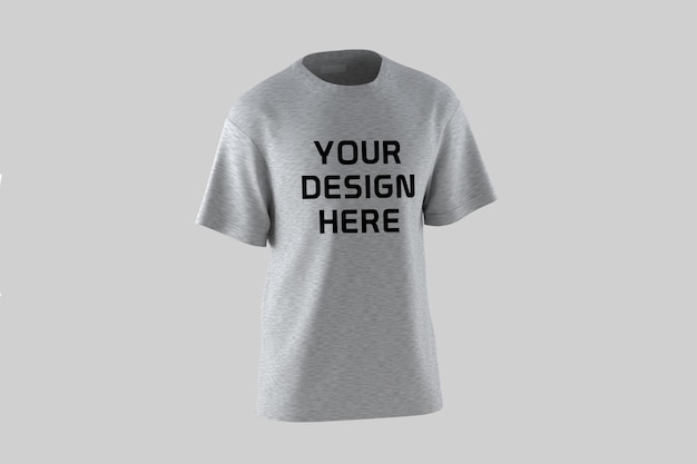Makieta t-shirt z przodu na białym tle