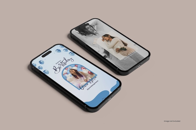 Makieta telefonu PSD 14 pro