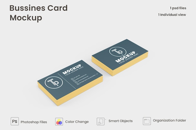 Makieta Wizytówki Premium Psd