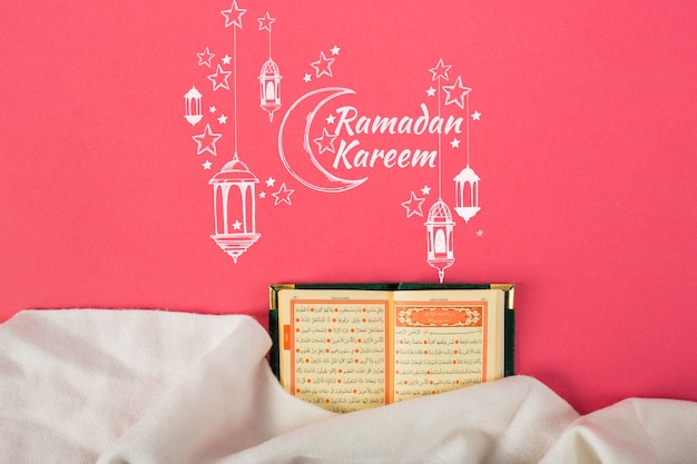 Makieta z koncepcją ramadanu