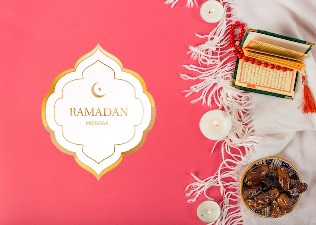 Makieta z koncepcją ramadanu