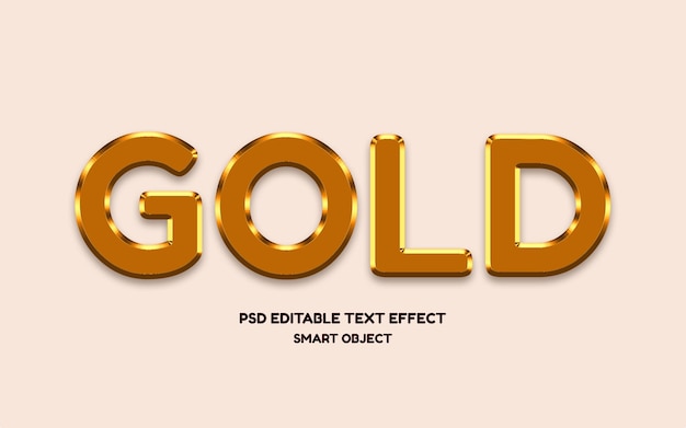 Makieta Ze Złotym Efektem Tekstowym