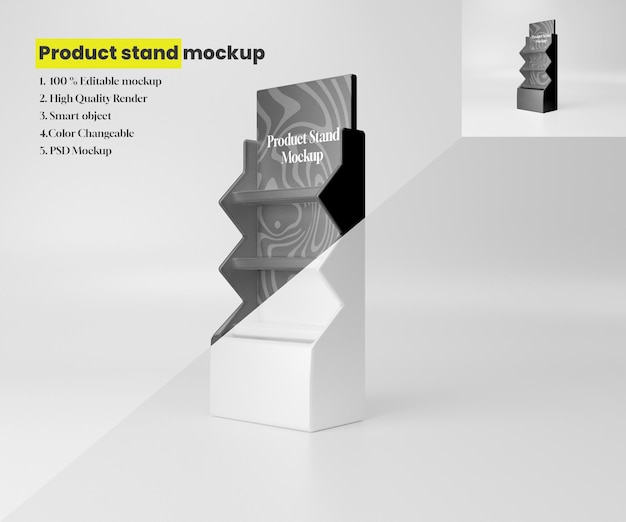 Makietę stoiska wyświetlającego lub stoiska produktu lub stoiska reklamowego