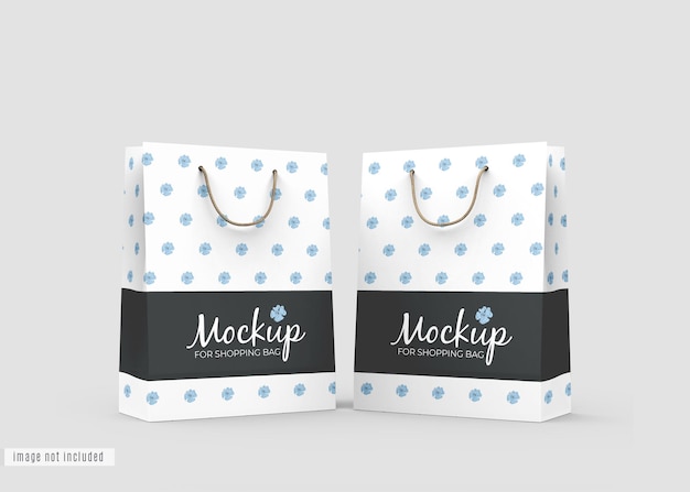 Makietę torby na zakupy