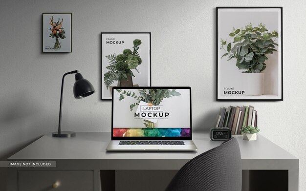 Makiety laptopów i ramek