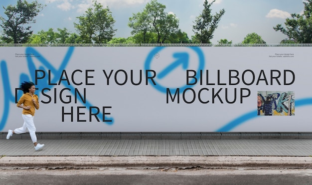 PSD makiety ulicznych billboardów