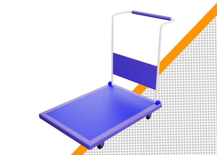 PSD making a trolley icon in blender