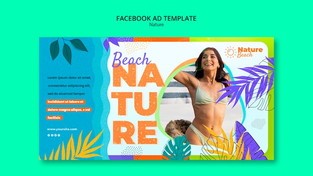 Mal for natur i flatt design