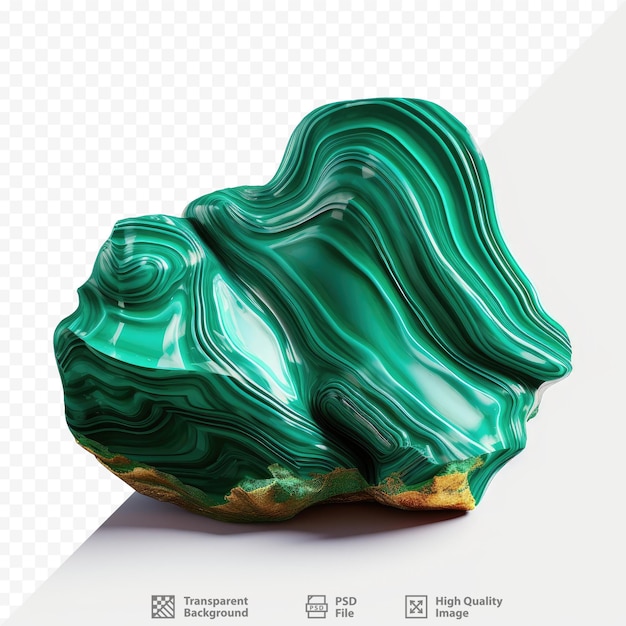 Roccia di malachite come minerale