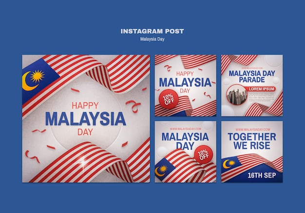 malaysia day template design