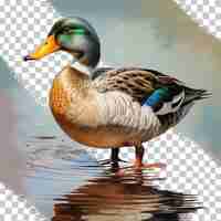 PSD male duck