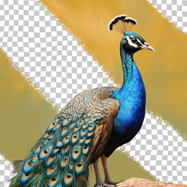 Male peafowl