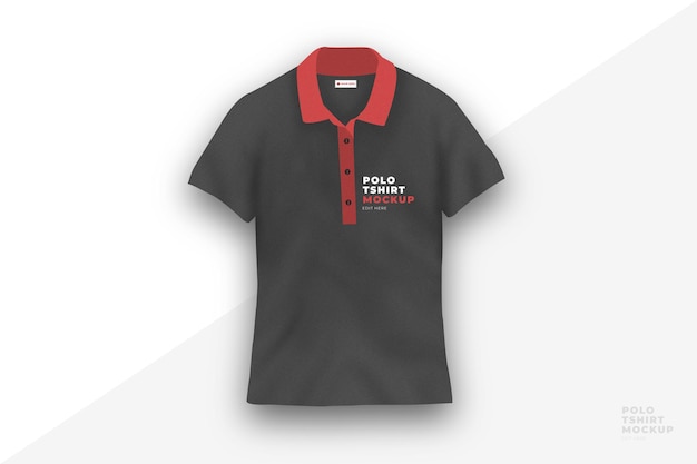 PSD mockup di polo maschile