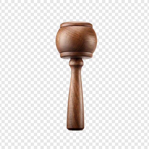 PSD mallet isolated on transparent background