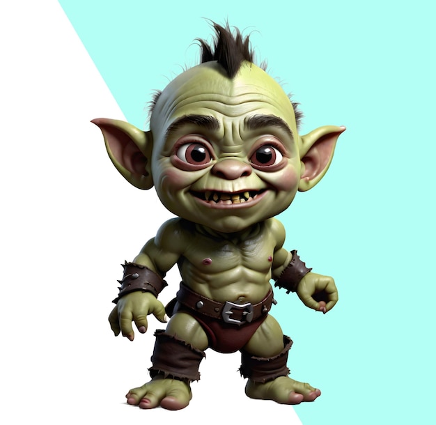 PSD mały ork model 3d