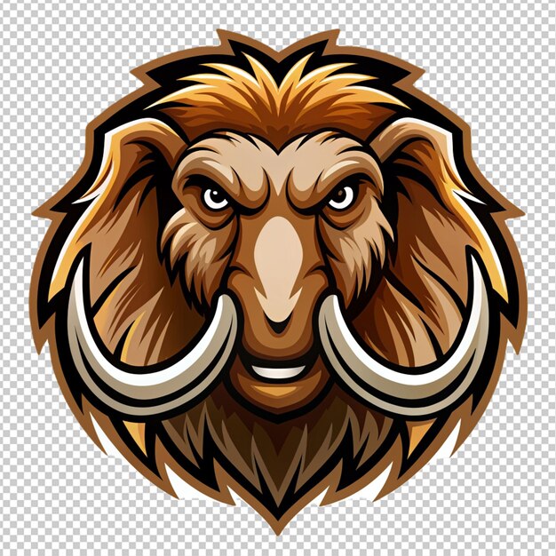 Mammoth logo on transparent background