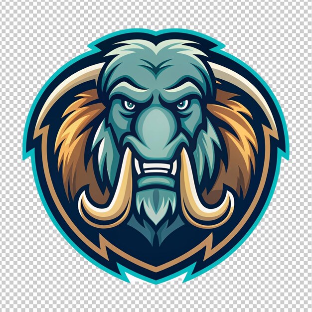 Mammoth logo on transparent background