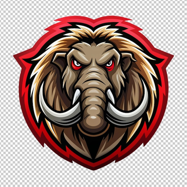 Mammoth logo on transparent background