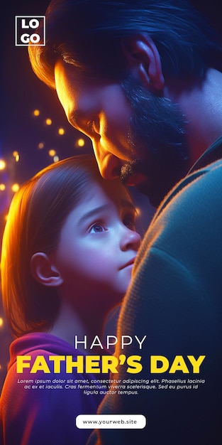 A man and a girl looking at each other, with a blue background and the text reading'the dark side '