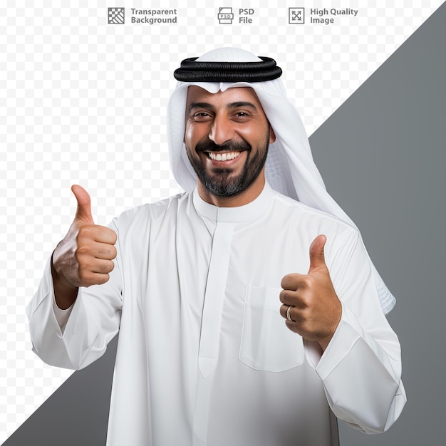 a man giving a thumbs up sign with the words " thumbs up ".