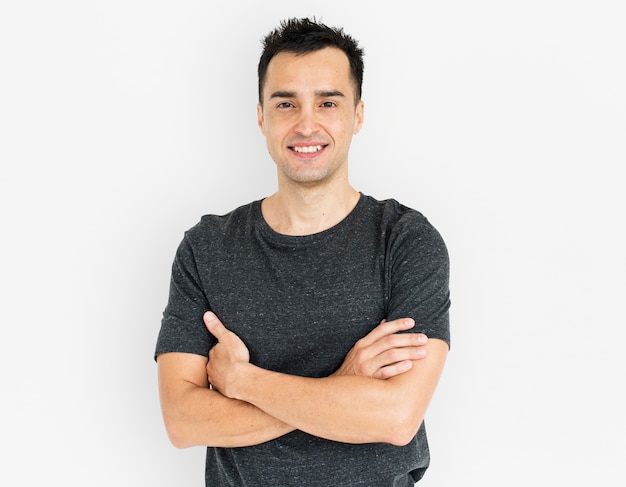 Man glimlachend geluk portret Concept