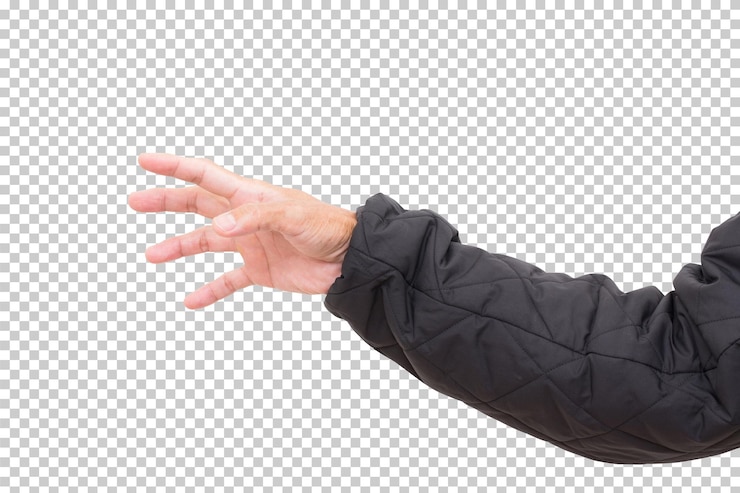 PSD man hand