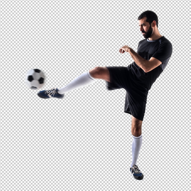 Man playing football