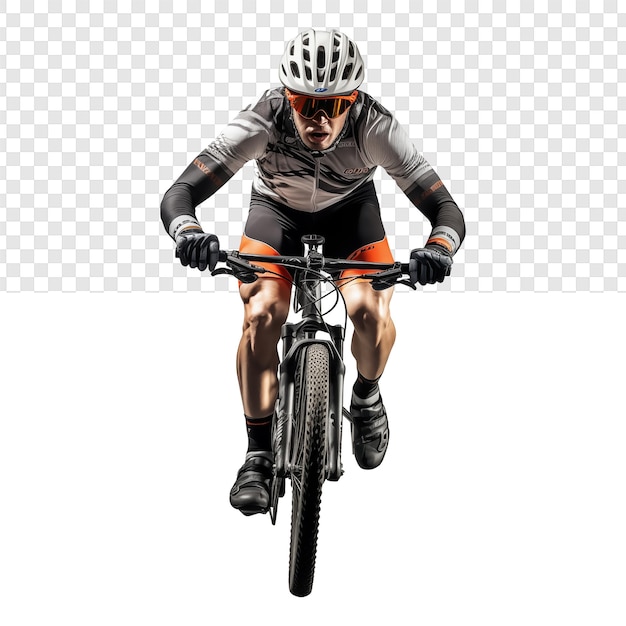 PSD man professional cyclist front view