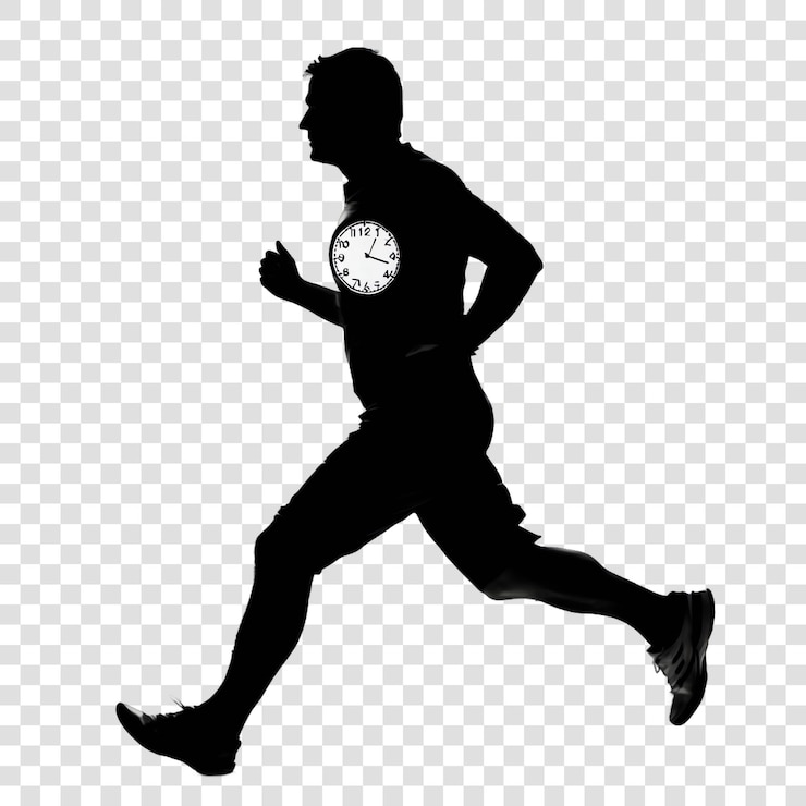 PSD man running