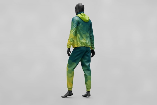 PSD man sport clothes mock up