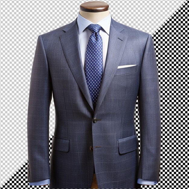 PSD man suit transparent background