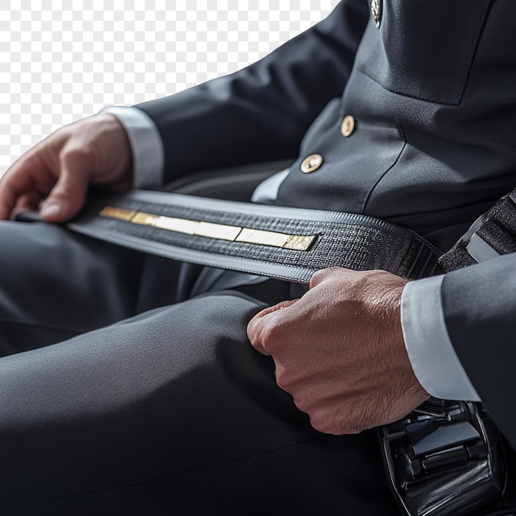 PSD a man in a suit with a belt that says quot he is wearing a belt quot