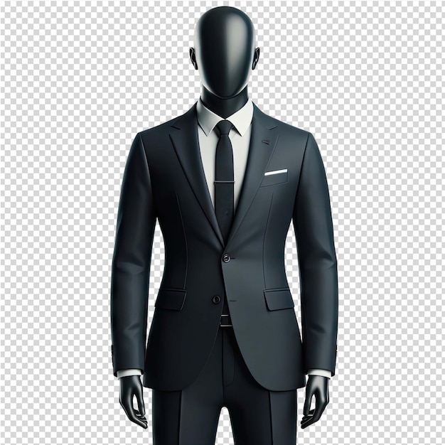 PSD a man in a suit with a tie on it