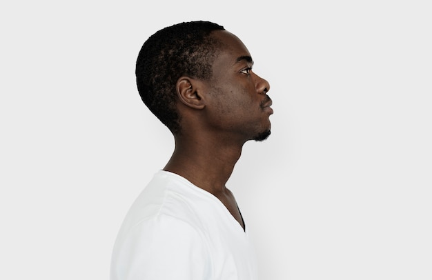 Man Thoughtful Studio Portrait Concept