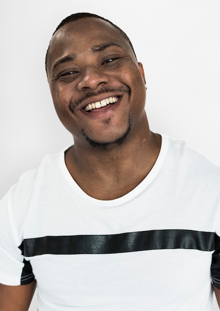 Man vrolijke lachende portret concept