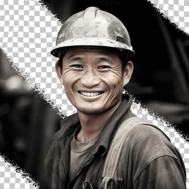 A man wearing a helmet smiles for the camera.