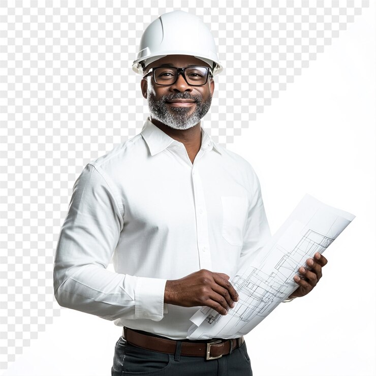 a man in a white shirt and glasses holding a piece of paper