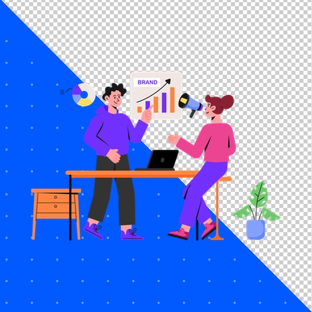 a man and a woman are looking at a laptop screen