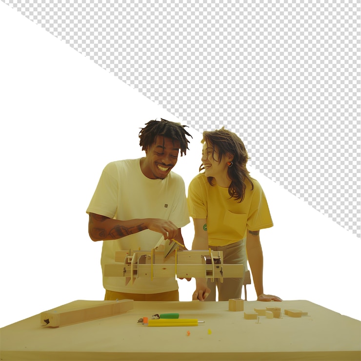 PSD man and woman png