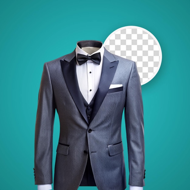 PSD man39s suit photo with transparent background