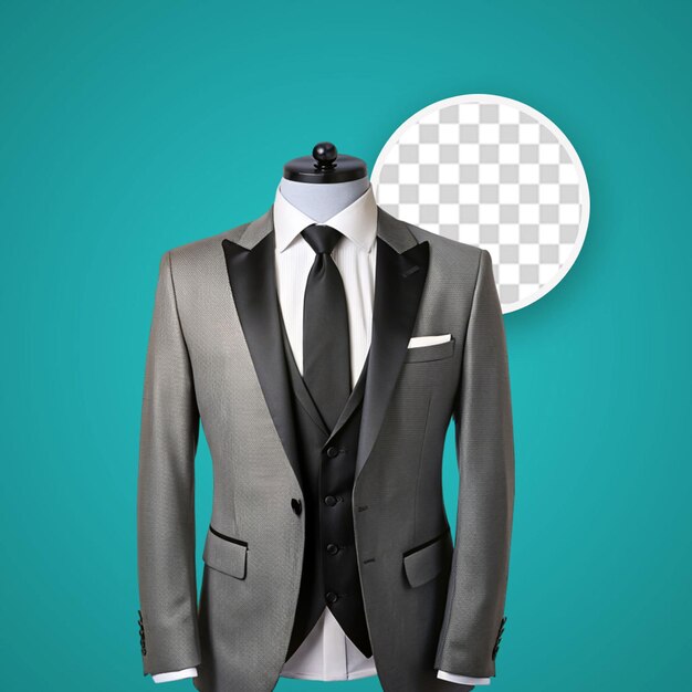 PSD man39s suit photo with transparent background