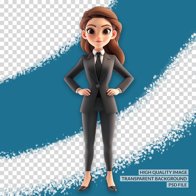 Manager 3d png clipart sfondo trasparente isolato