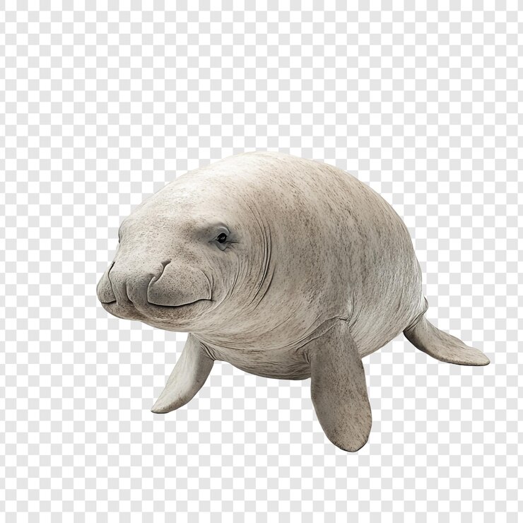 PSD manatee portrait