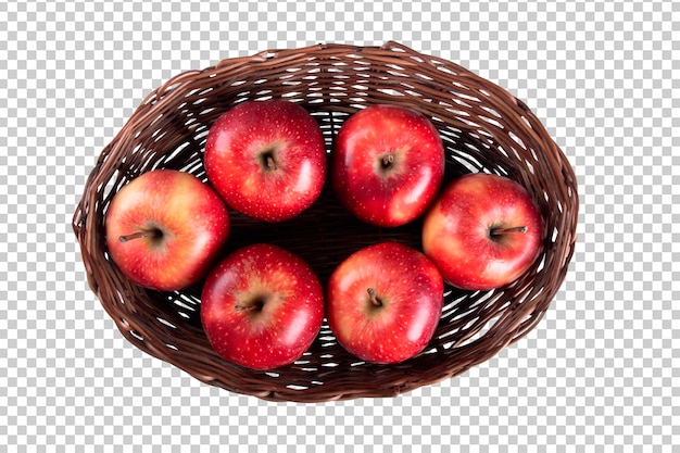 Mand met rode appels met doorzichtige achtergrond png